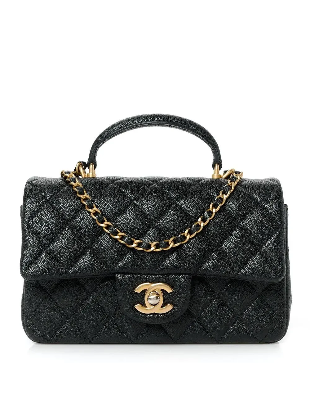 Chanel Caviar Quilted Mini Top Handle #326788C90B